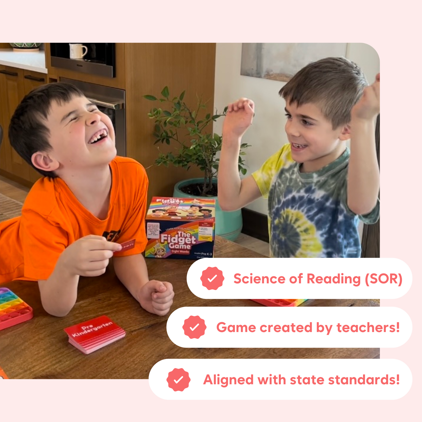 The Fidget Game: Sight Words Edition!