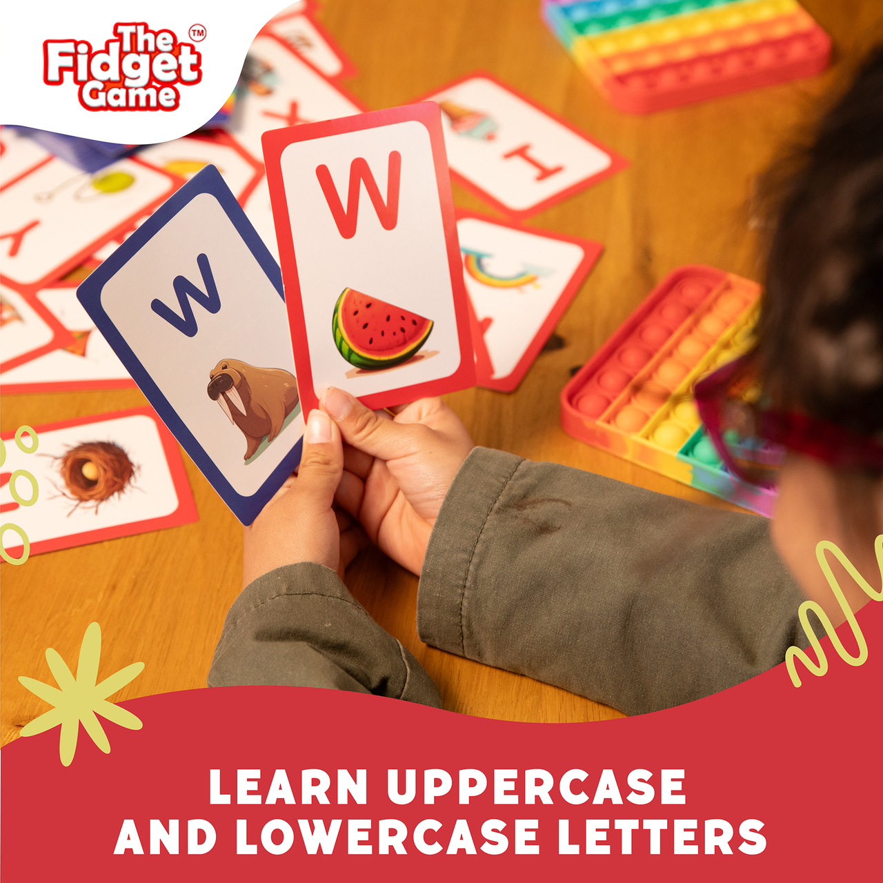 ABC: Learn Uppercase & Lowercase Letters Card Pack!