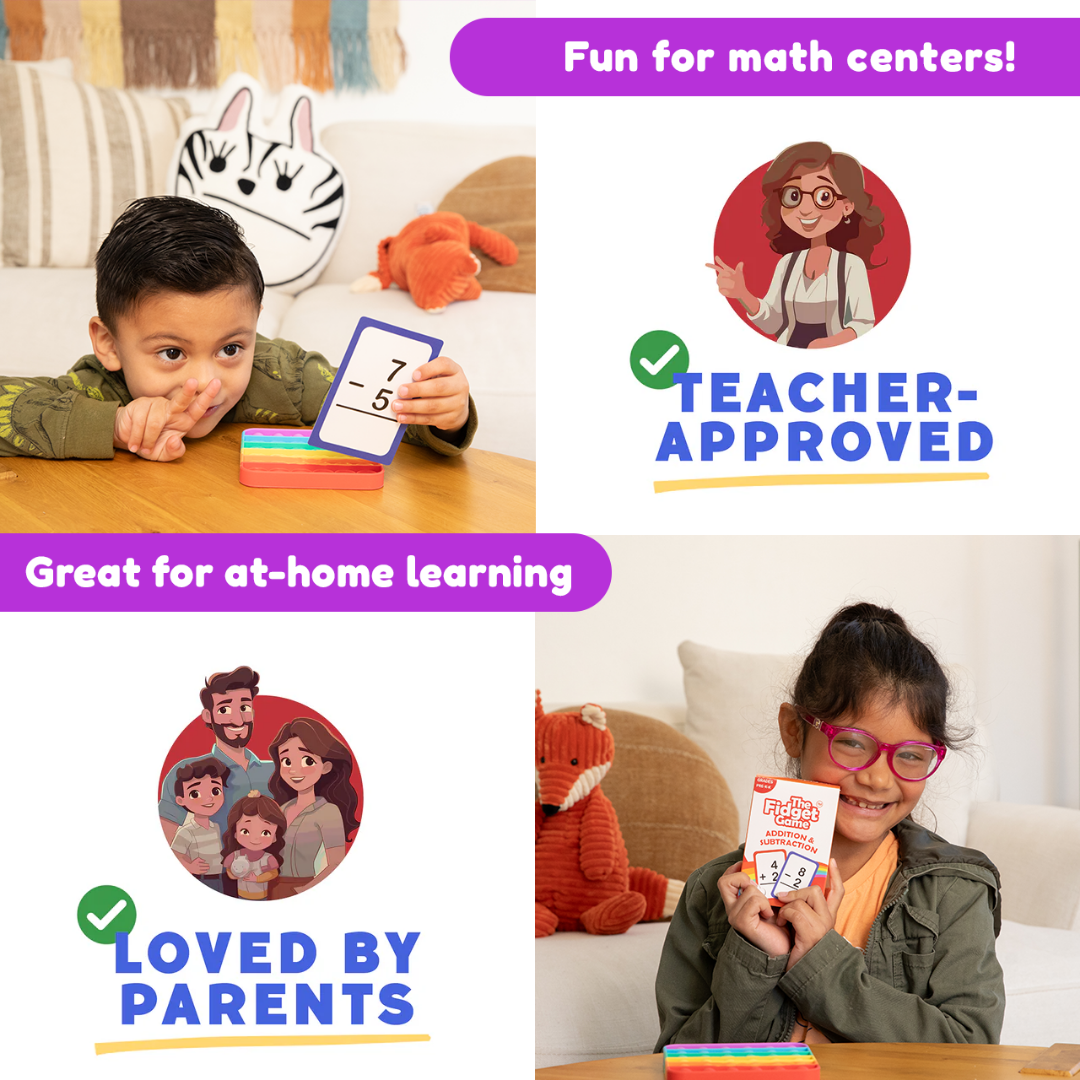 Pre-K & Kindergarten Addition & Subtraction Card Pack!