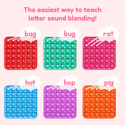 6 Extra CVC Fidget Mats (Word Pop)!
