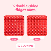 Thumbnail for 6 Extra CVC Fidget Mats (Word Pop)!