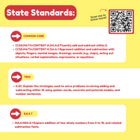 Thumbnail for Pre-K & Kindergarten Addition & Subtraction Card Pack!