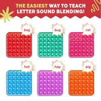 Thumbnail for 6 Extra CVC Fidget Mats (Word Pop)!