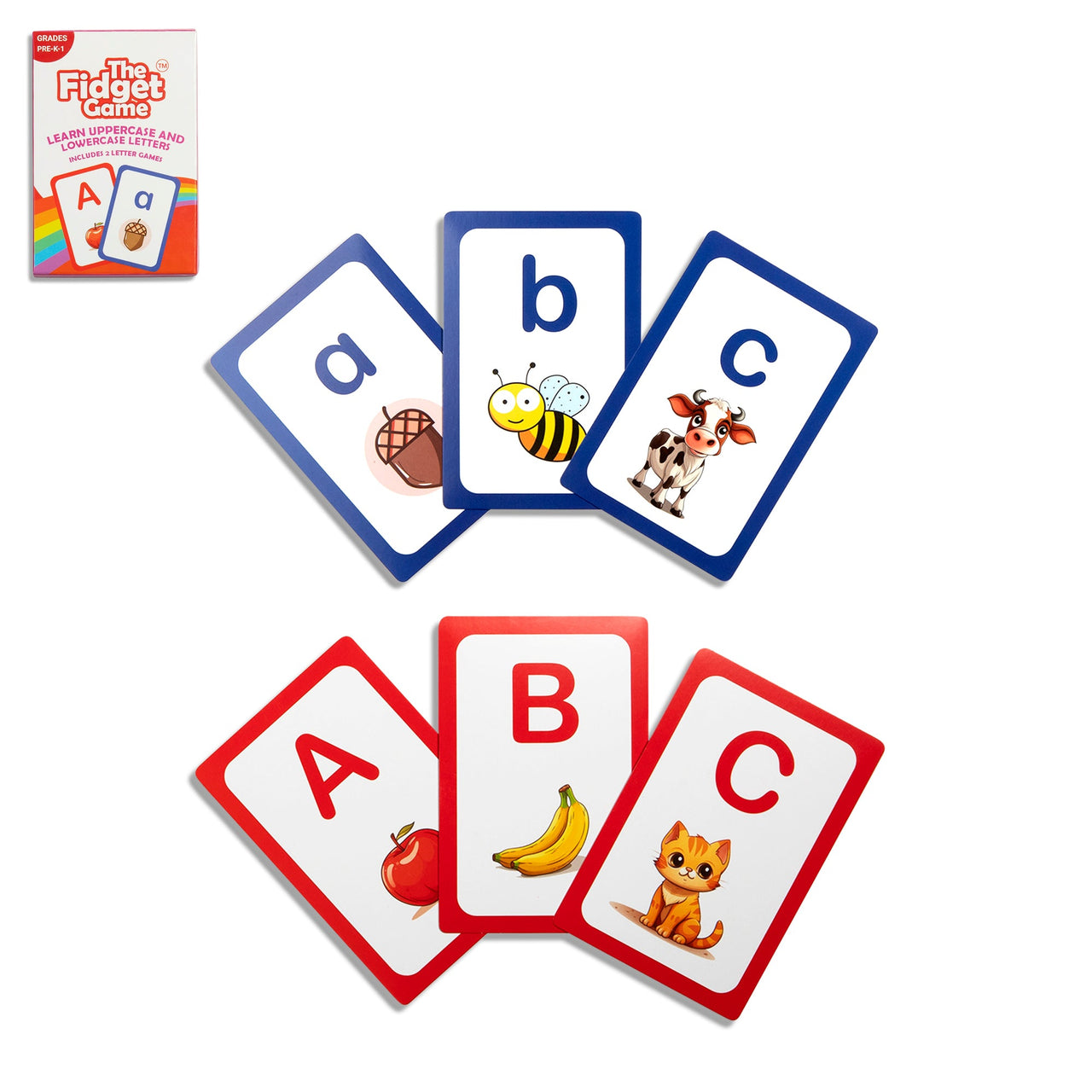 ABC: Learn Uppercase & Lowercase Letters Card Pack!