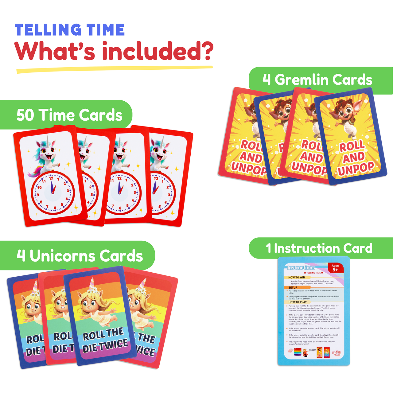 Telling Time Card Pack!